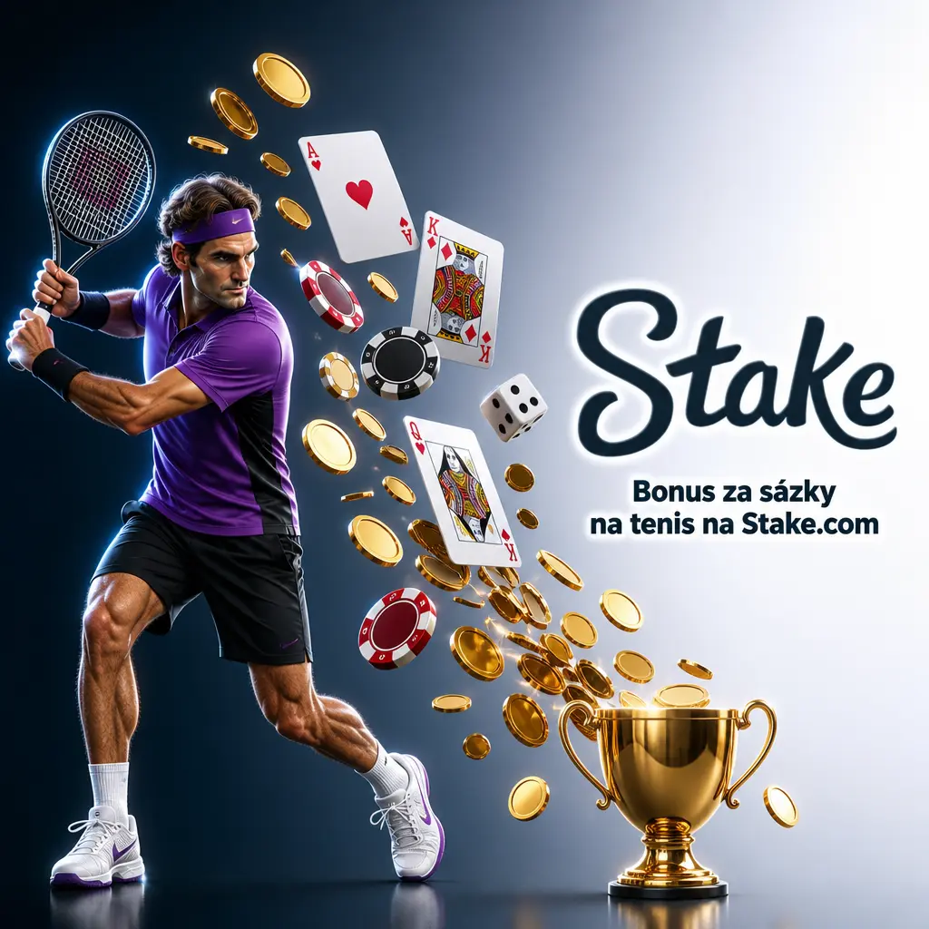 Bonus za sázky na tenis na Stake.com – VIP program Stake Rewards, rakeback a Races s prize poolem až 200 000 USD.