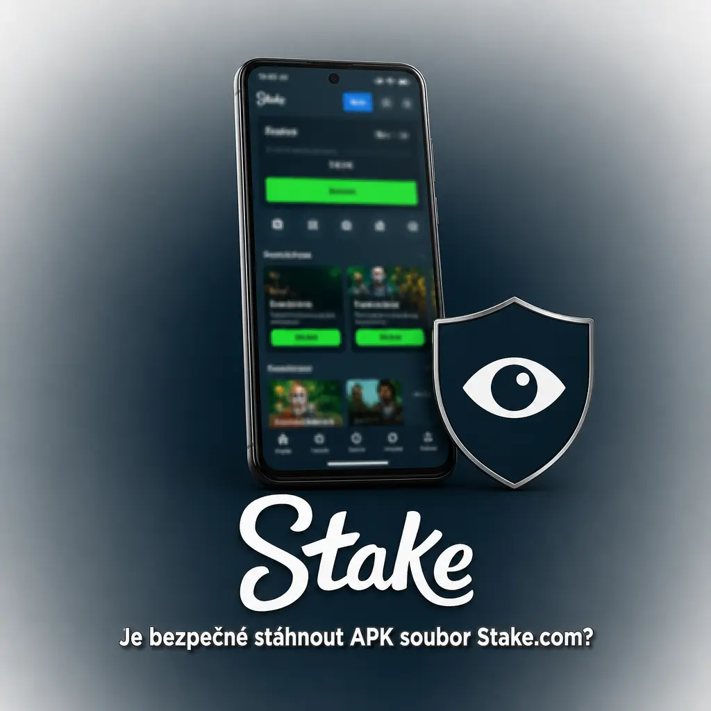 Bezpečnost stažení APK souboru Stake.com – licence Curaçao a SSL šifrování dat