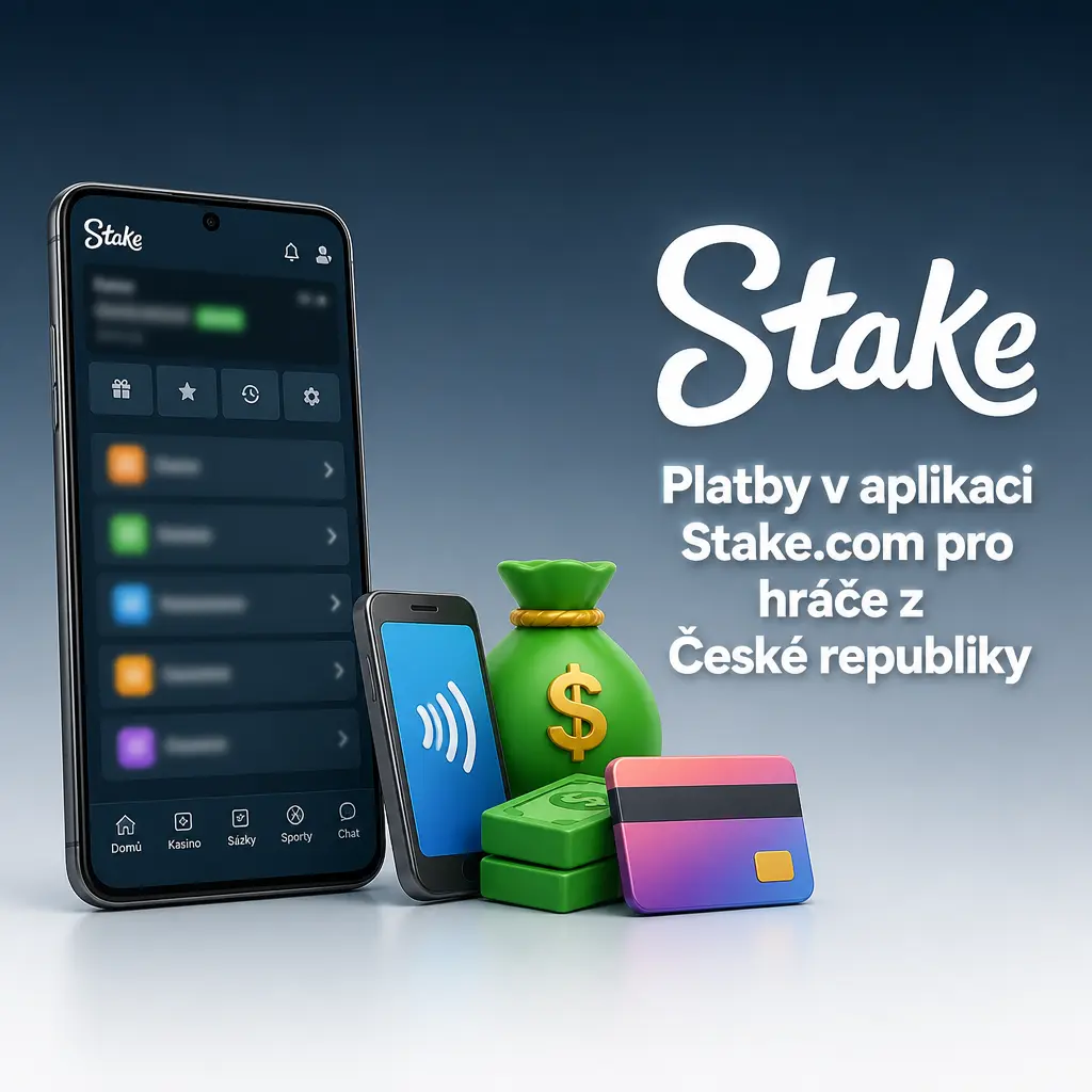 Platební metody na Stake.com pro hráče z České republiky - karty, Apple Pay, Google Pay a bankovní převody