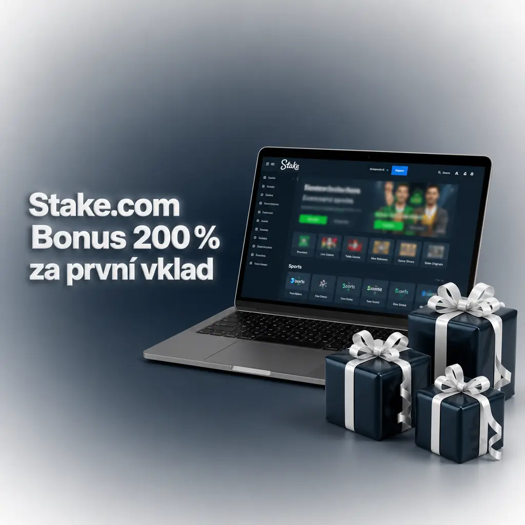 Stake.com nabízí bonus 200 % až 2 000 USD za první vklad od 500 Kč na kasino i sportovní sázky