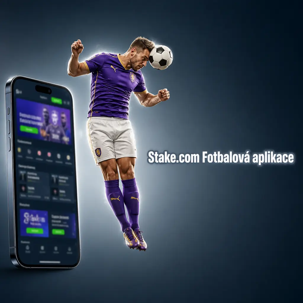 Mobilní aplikace Stake.com pro fotbalové sázení s živými kurzy a statistikami pro Android a iOS