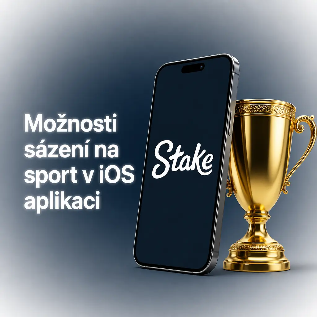 Sportovní sázení v iOS aplikaci Stake.com s živými kurzy na fotbal, basketbal, tenis a esport