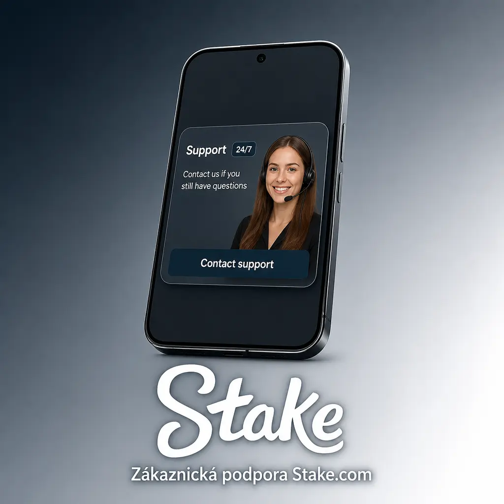 Zákaznická podpora Stake.com pro české hráče – živý chat, e-mail, centrum nápovědy a Twitter/X